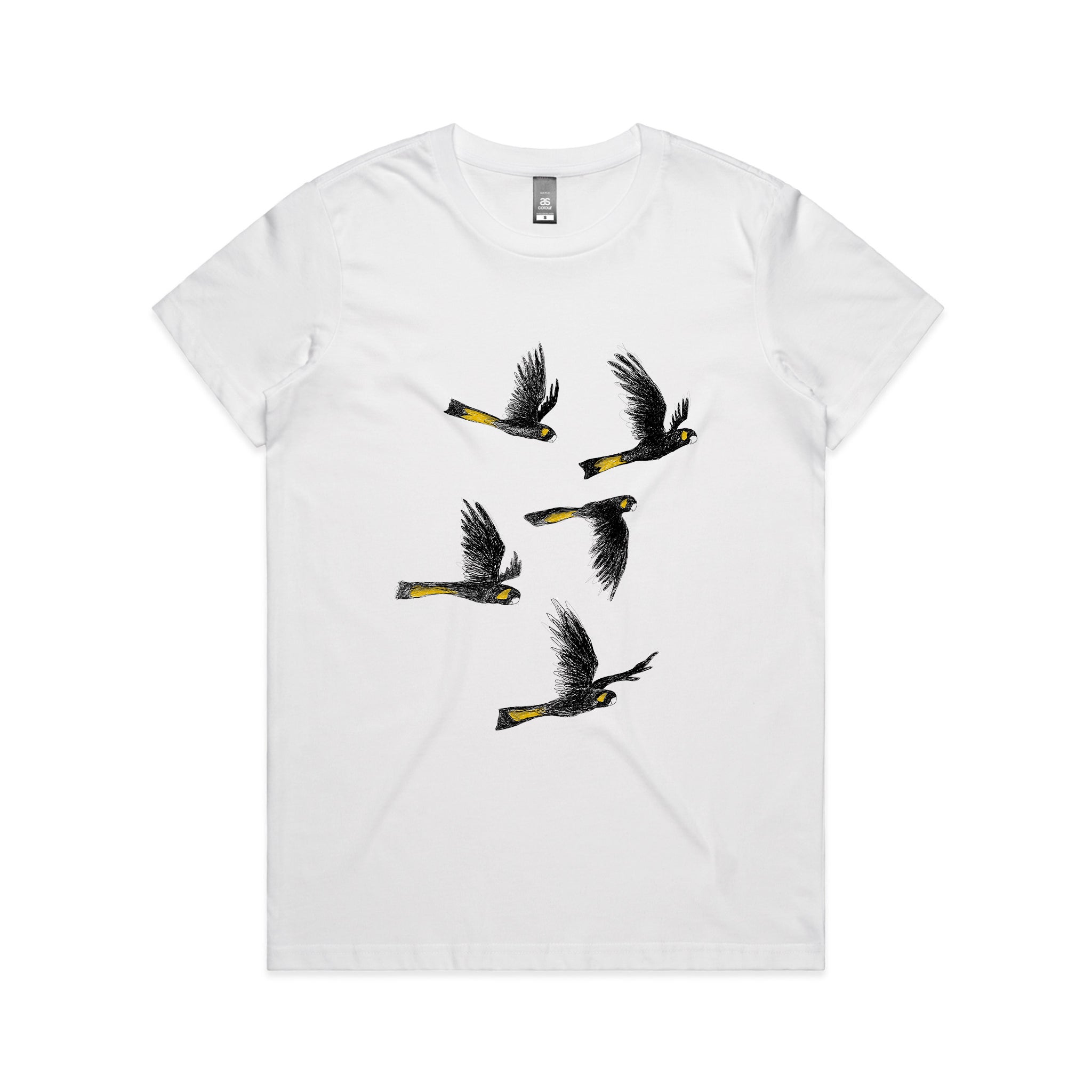 Yellow Tailed Black Cockatoos Tee