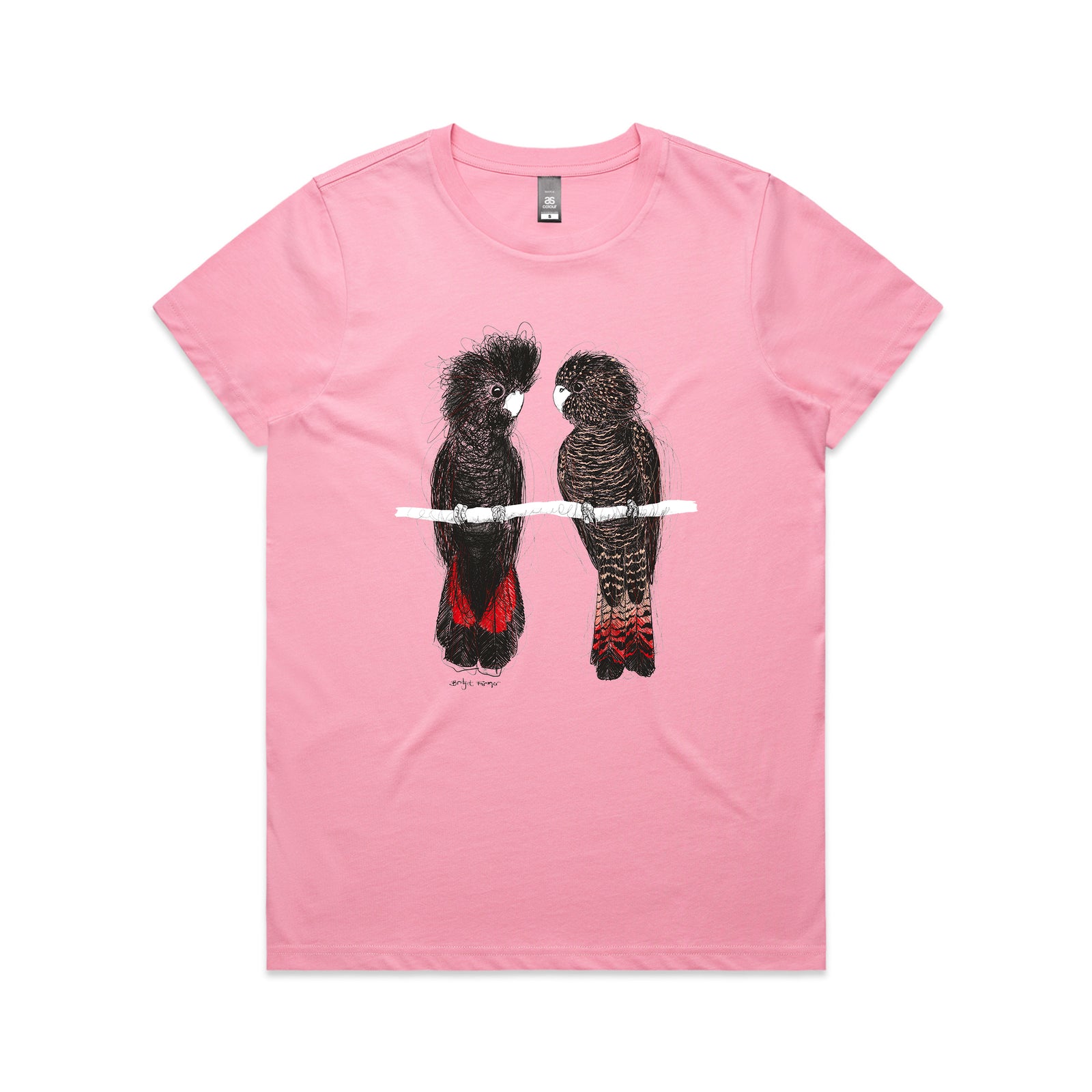 Red Tailed Black Cockatoos Tee