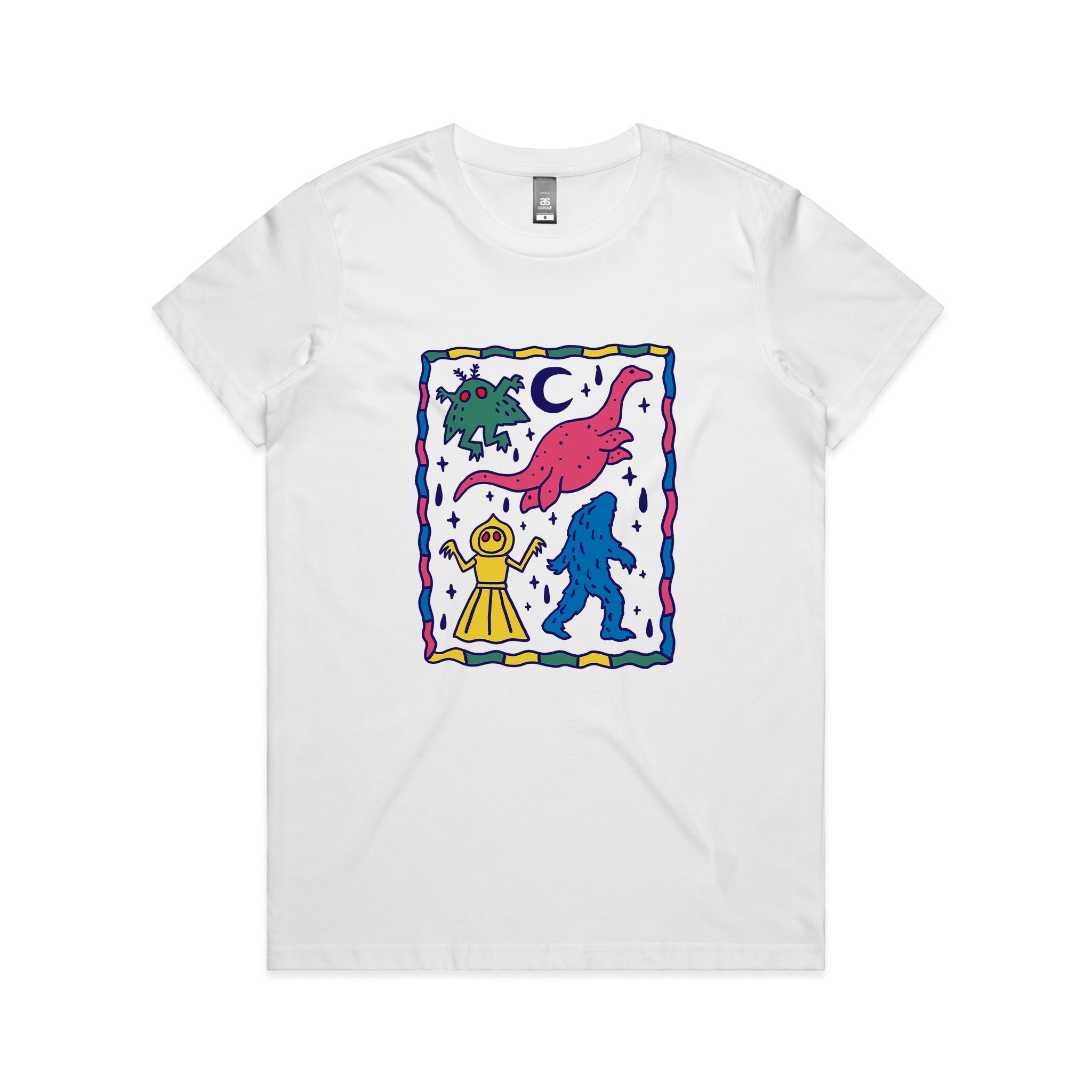 Colourful Cryptids Tee