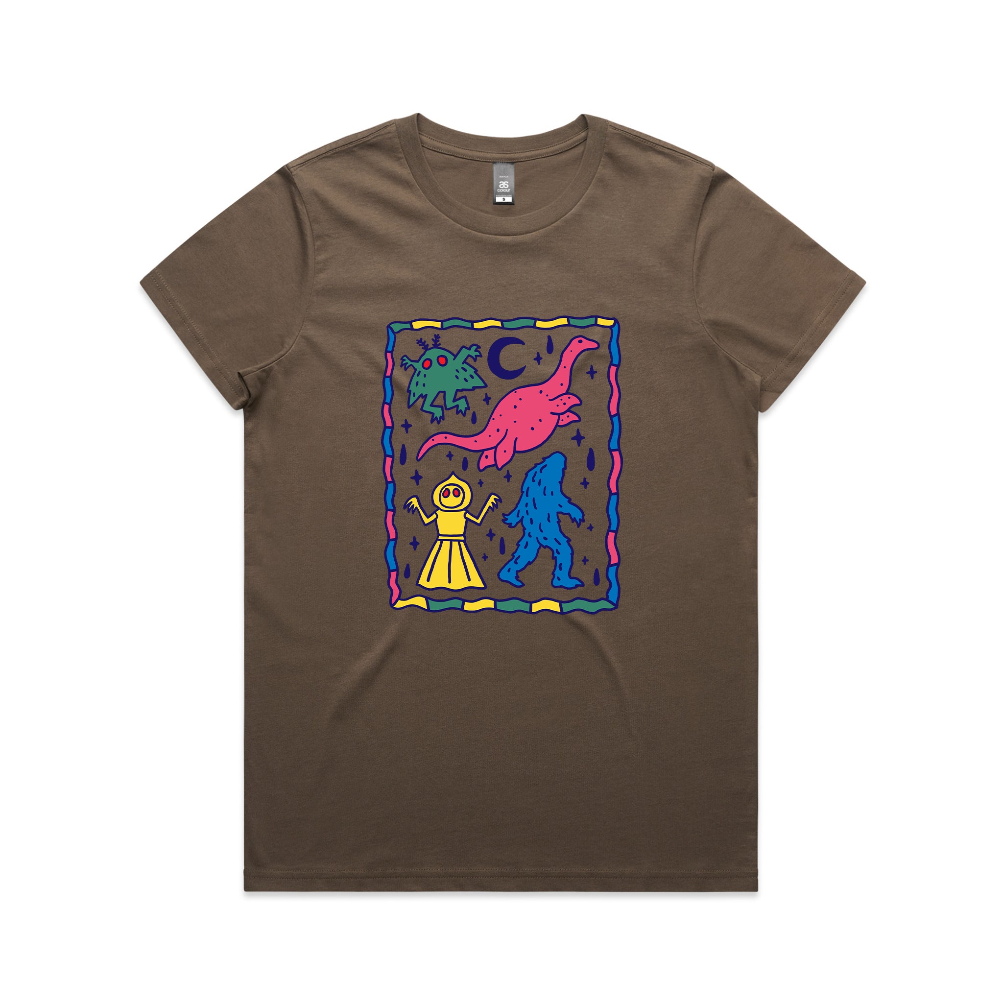 Colourful Cryptids Tee