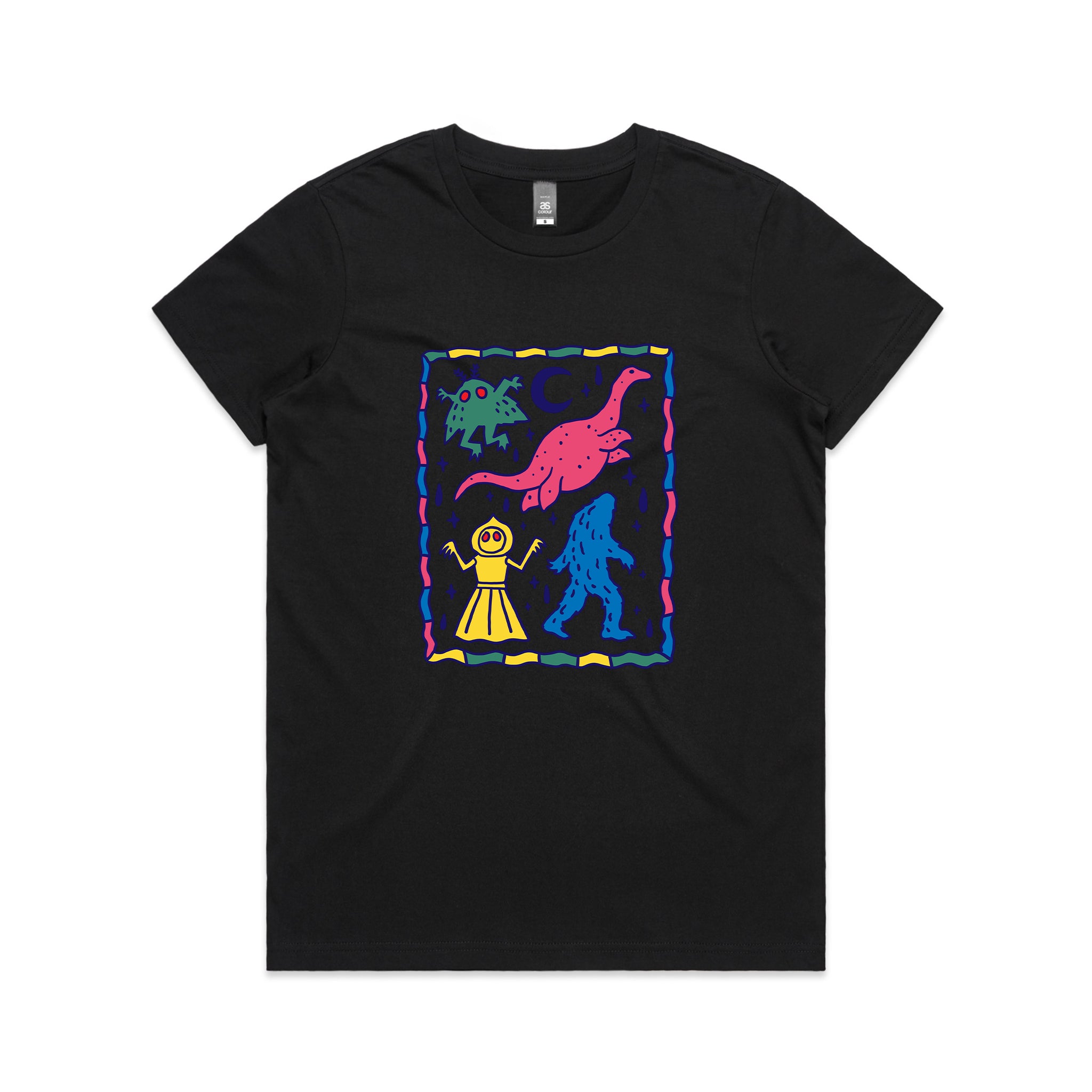 Colourful Cryptids Tee