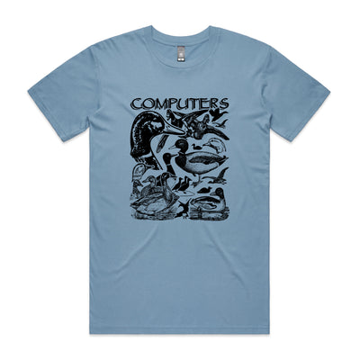 Computers Tee by Lonely Kids Club. All clothing from our T-shirts to our shorts and hoodies are ethically made, and printed packed and shipped from Sydney.