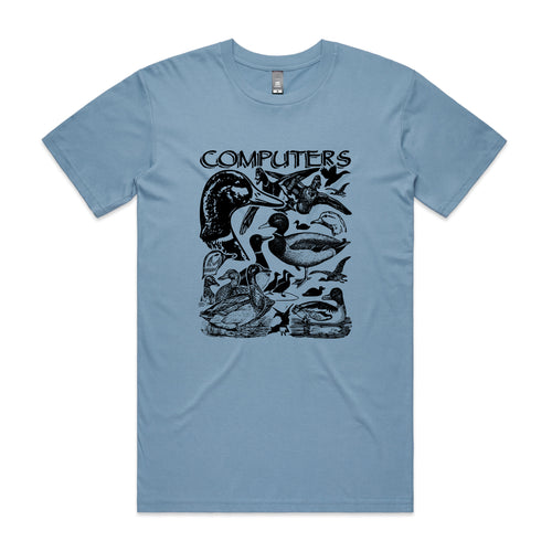 Computers Tee by Lonely Kids Club. All clothing from our T-shirts to our shorts and hoodies are ethically made, and printed packed and shipped from Sydney.