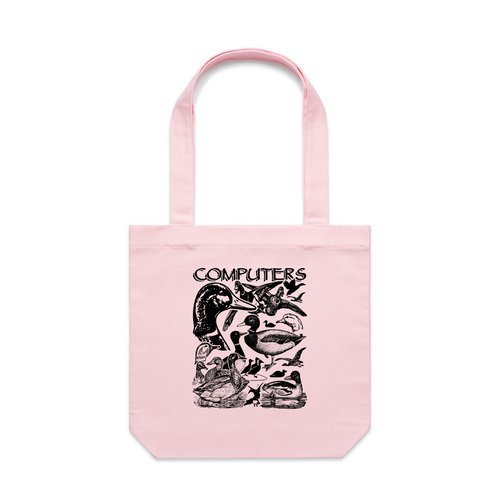 Computers Tote by Lonely Kids Club. All clothing from our T-shirts to our shorts and hoodies are ethically made, and printed packed and shipped from Sydney.