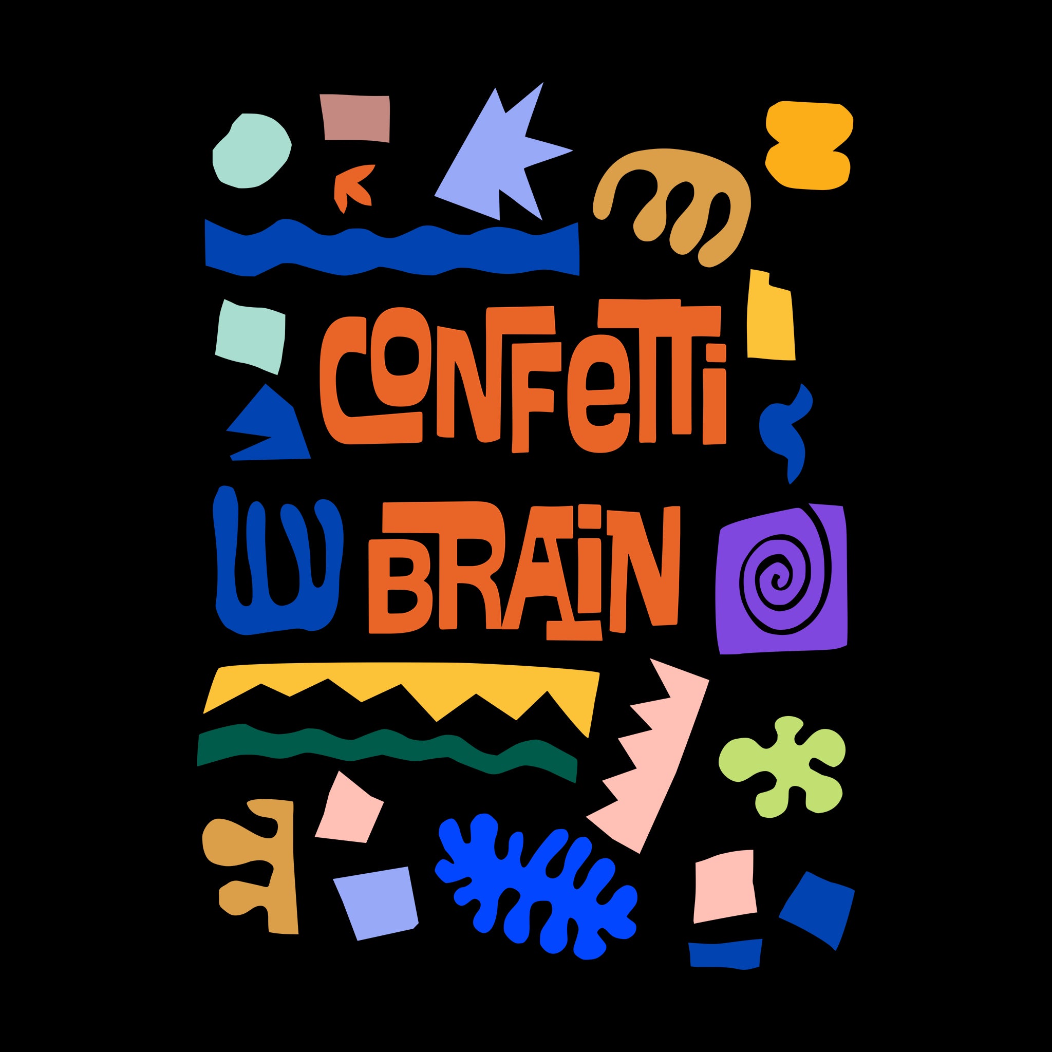 Confetti Brain Tee
