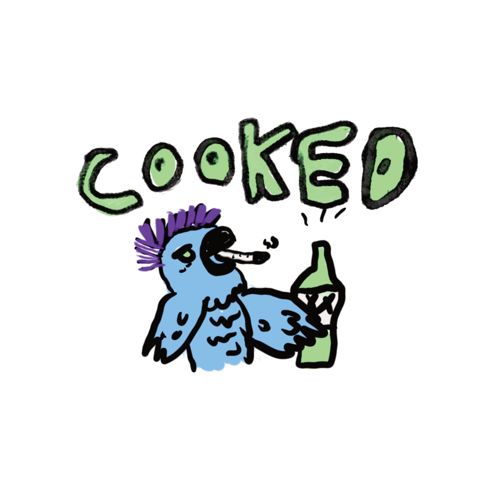 Cooked Cockatoo t-shirt by Lonely Kids Club