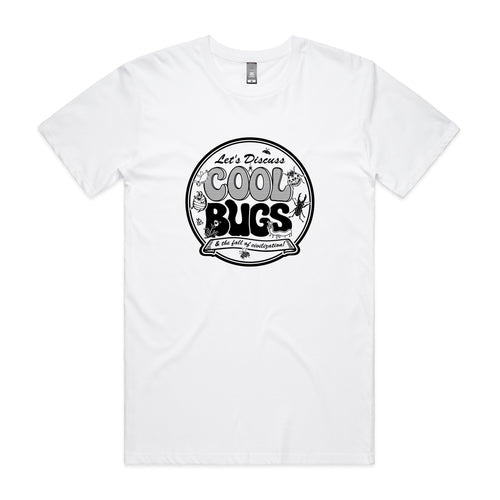 Cool Bugs Tee by Lonely Kids Club. All clothing from our T-shirts to our shorts and hoodies are ethically made, and printed packed and shipped from Sydney.
