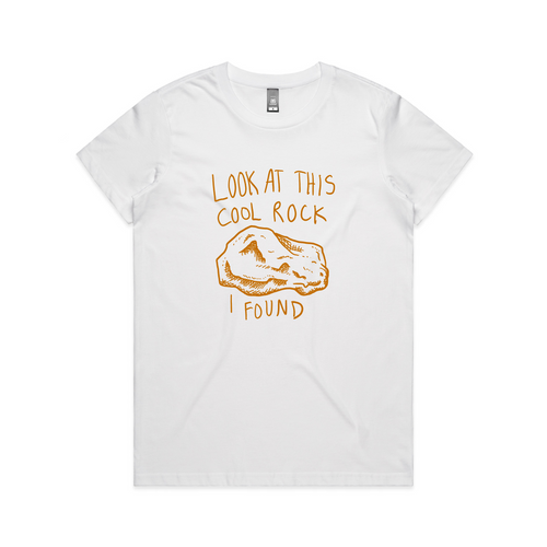 Cool Rock Tee by Lonely Kids Club. All clothing from our T-shirts to our shorts and hoodies are ethically made, and printed packed and shipped from Sydney.