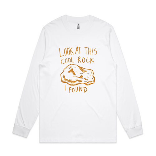 Cool Rock Tee by Lonely Kids Club. All clothing from our T-shirts to our shorts and hoodies are ethically made, and printed packed and shipped from Sydney.