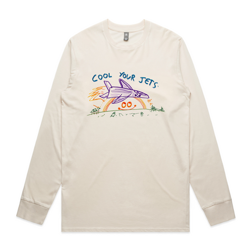 Cool Your Jets Tee by Lonely Kids Club. All clothing from our T-shirts to our shorts and hoodies are ethically made, and printed packed and shipped from Sydney.