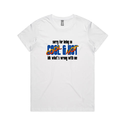 Cool & Hot Tee by Lonely Kids Club. All clothing from our T-shirts to our shorts and hoodies are ethically made, and printed packed and shipped from Sydney.