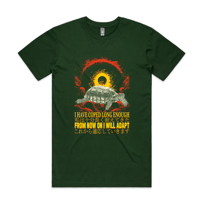 Coped Long Enough Tee by Lonely Kids Club. All clothing from our T-shirts to our shorts and hoodies are ethically made, and printed packed and shipped from Sydney.