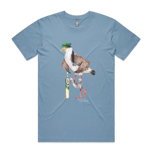 Corey The Cricketer Tee by Lonely Kids Club. All clothing from our T-shirts to our shorts and hoodies are ethically made, and printed packed and shipped from Sydney.