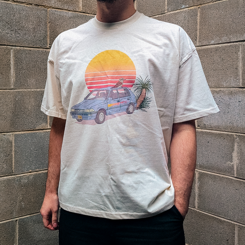 Kookaburra Corolla Tee by Lonely Kids Club. All clothing from our T-shirts to our shorts and hoodies are ethically made, and printed packed and shipped from Sydney.