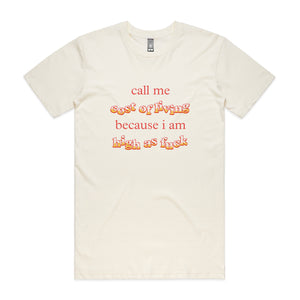 Cost Of Living Tee by Lonely Kids Club. All clothing from our T-shirts to our shorts and hoodies are ethically made, and printed packed and shipped from Sydney.