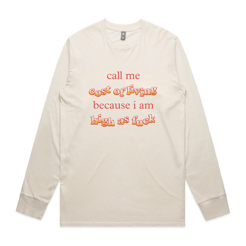 Cost Of Living Tee by Lonely Kids Club. All clothing from our T-shirts to our shorts and hoodies are ethically made, and printed packed and shipped from Sydney.