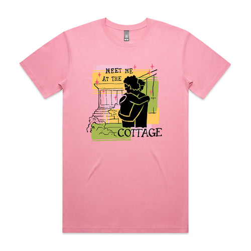 The Cottage Tee by Lonely Kids Club. All clothing from our T-shirts to our shorts and hoodies are ethically made, and printed packed and shipped from Sydney.