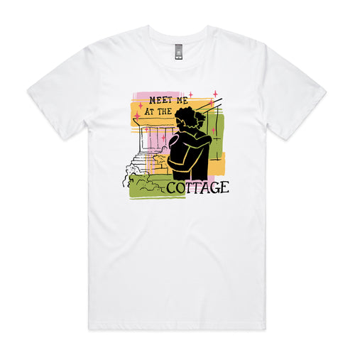 The Cottage Tee by Lonely Kids Club. All clothing from our T-shirts to our shorts and hoodies are ethically made, and printed packed and shipped from Sydney.