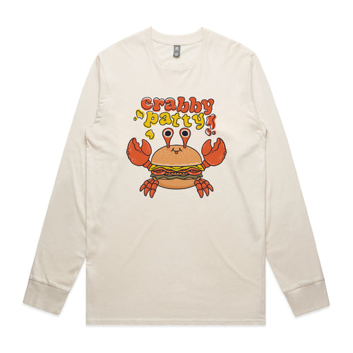 Crabby Patty Tee by Lonely Kids Club. All clothing from our T-shirts to our shorts and hoodies are ethically made, and printed packed and shipped from Sydney.
