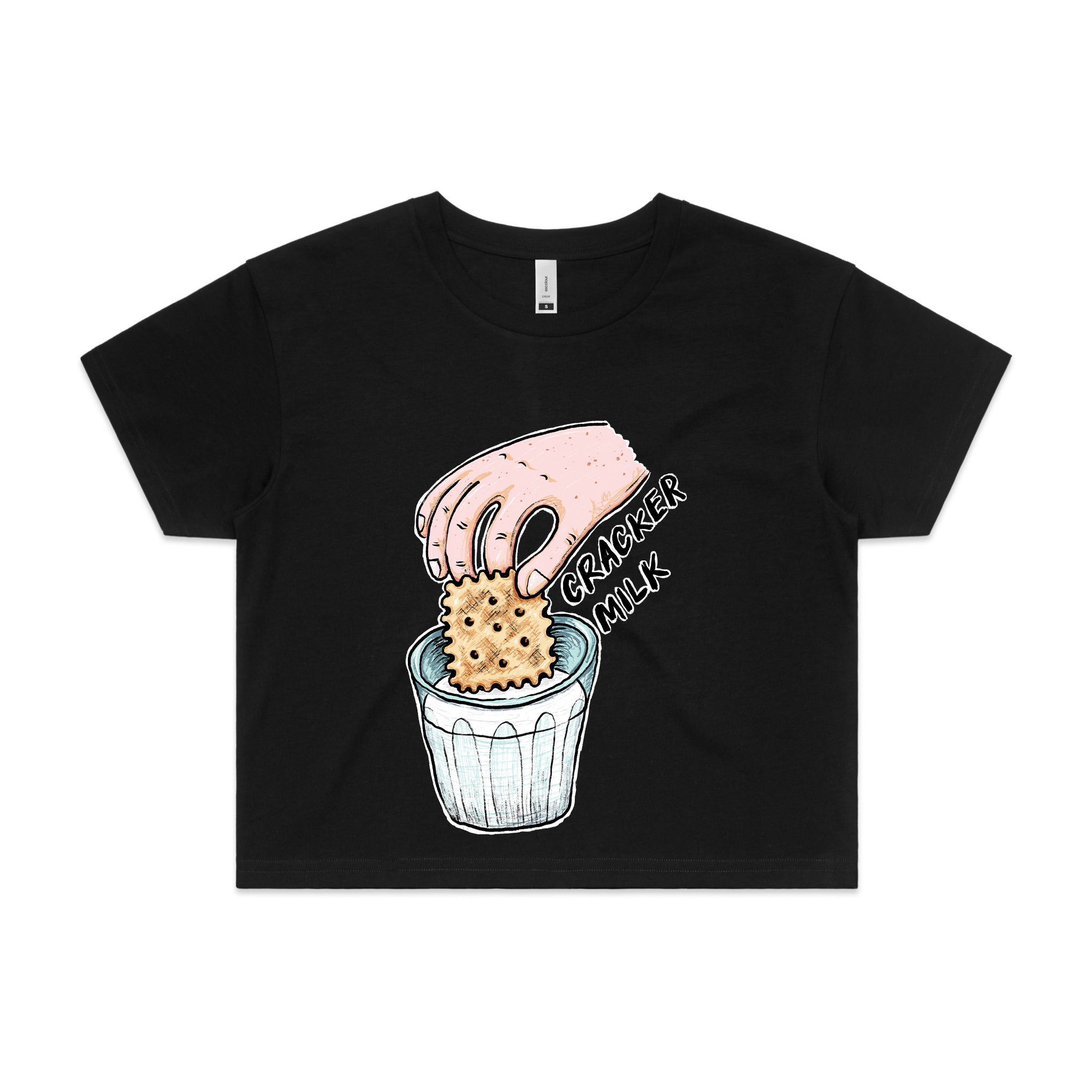 CrackerMilk Illustrated Logo Tee