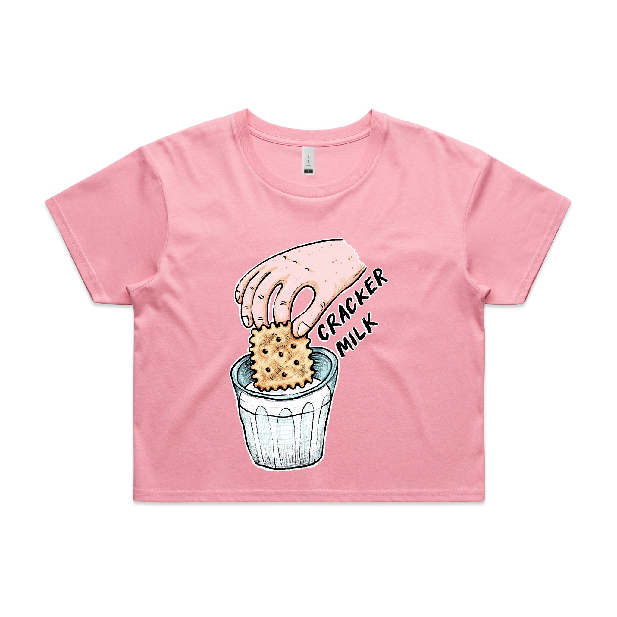 CrackerMilk Illustrated Logo Tee