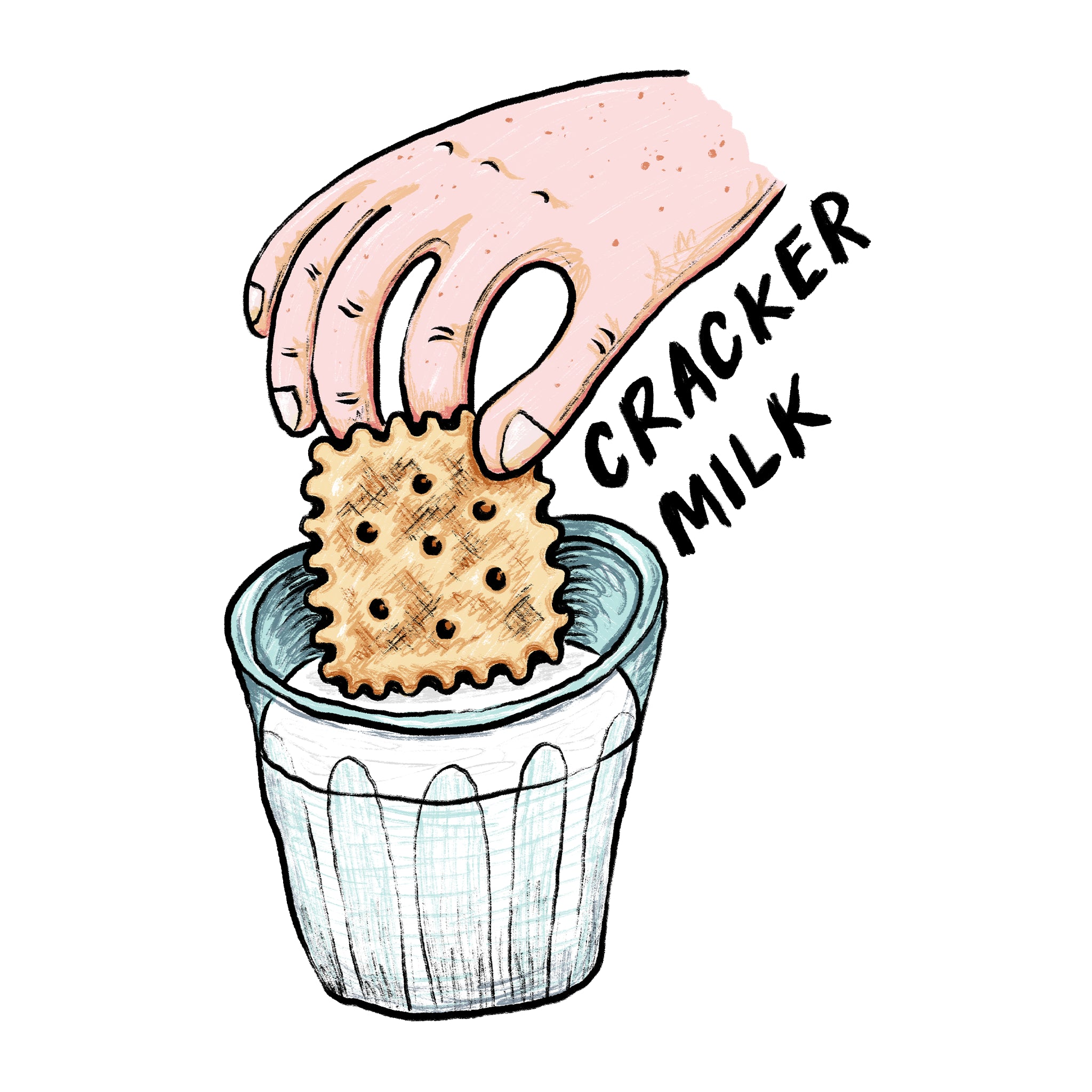 CrackerMilk Illustrated Logo Tee