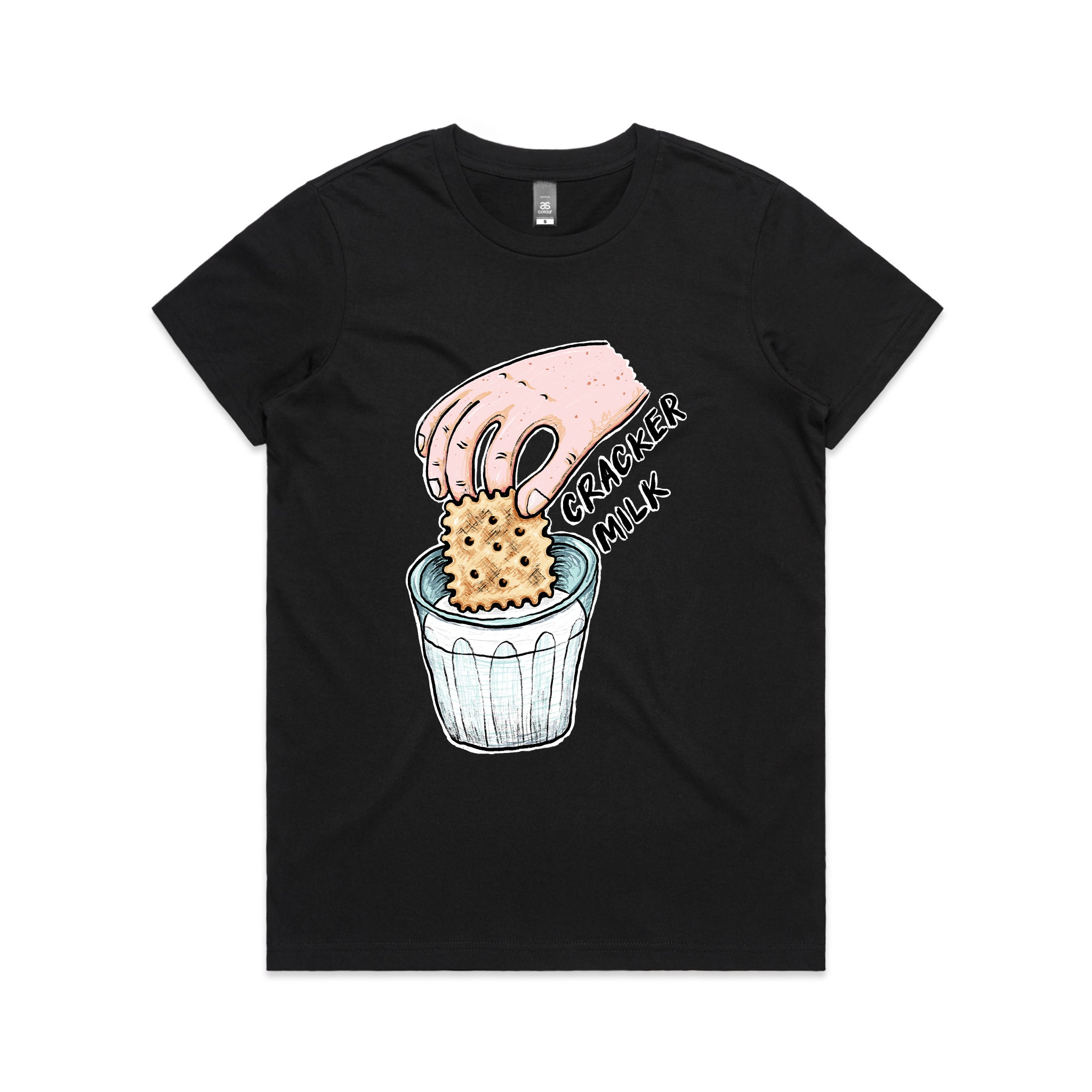 CrackerMilk Illustrated Logo Tee