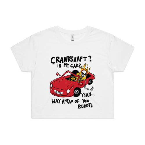 Crankshaft Tee by Lonely Kids Club. All clothing from our T-shirts to our shorts and hoodies are ethically made, and printed packed and shipped from Sydney.