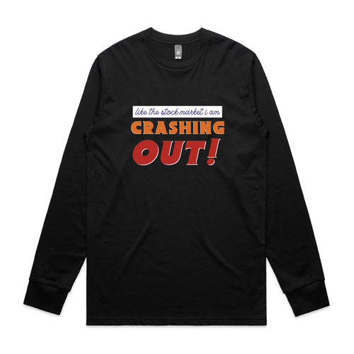 Crashing Out Tee by Lonely Kids Club. All clothing from our T-shirts to our shorts and hoodies are ethically made, and printed packed and shipped from Sydney.