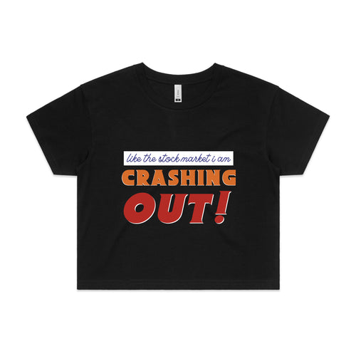 Crashing Out Tee by Lonely Kids Club. All clothing from our T-shirts to our shorts and hoodies are ethically made, and printed packed and shipped from Sydney.