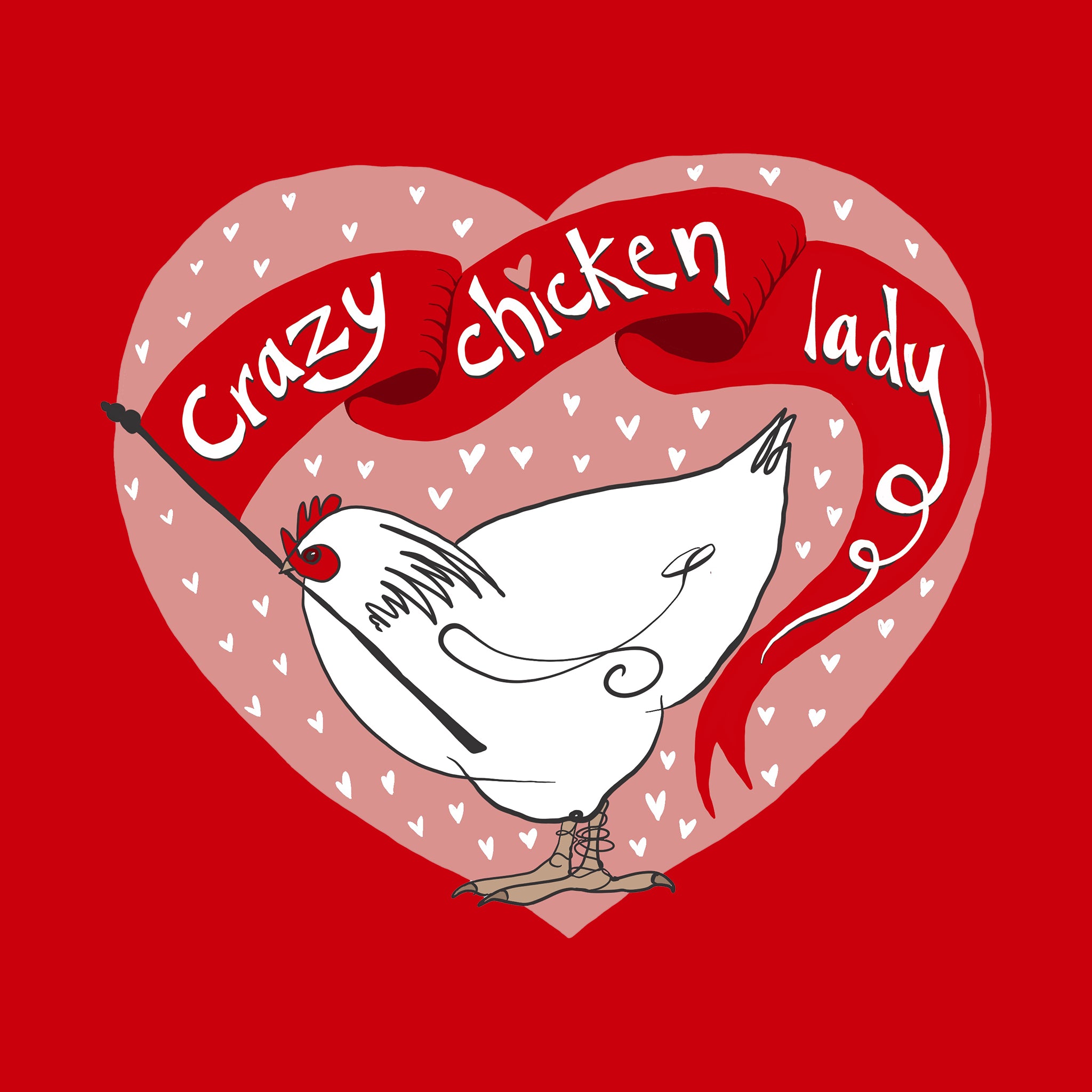 Crazy Chicken Lady Tee