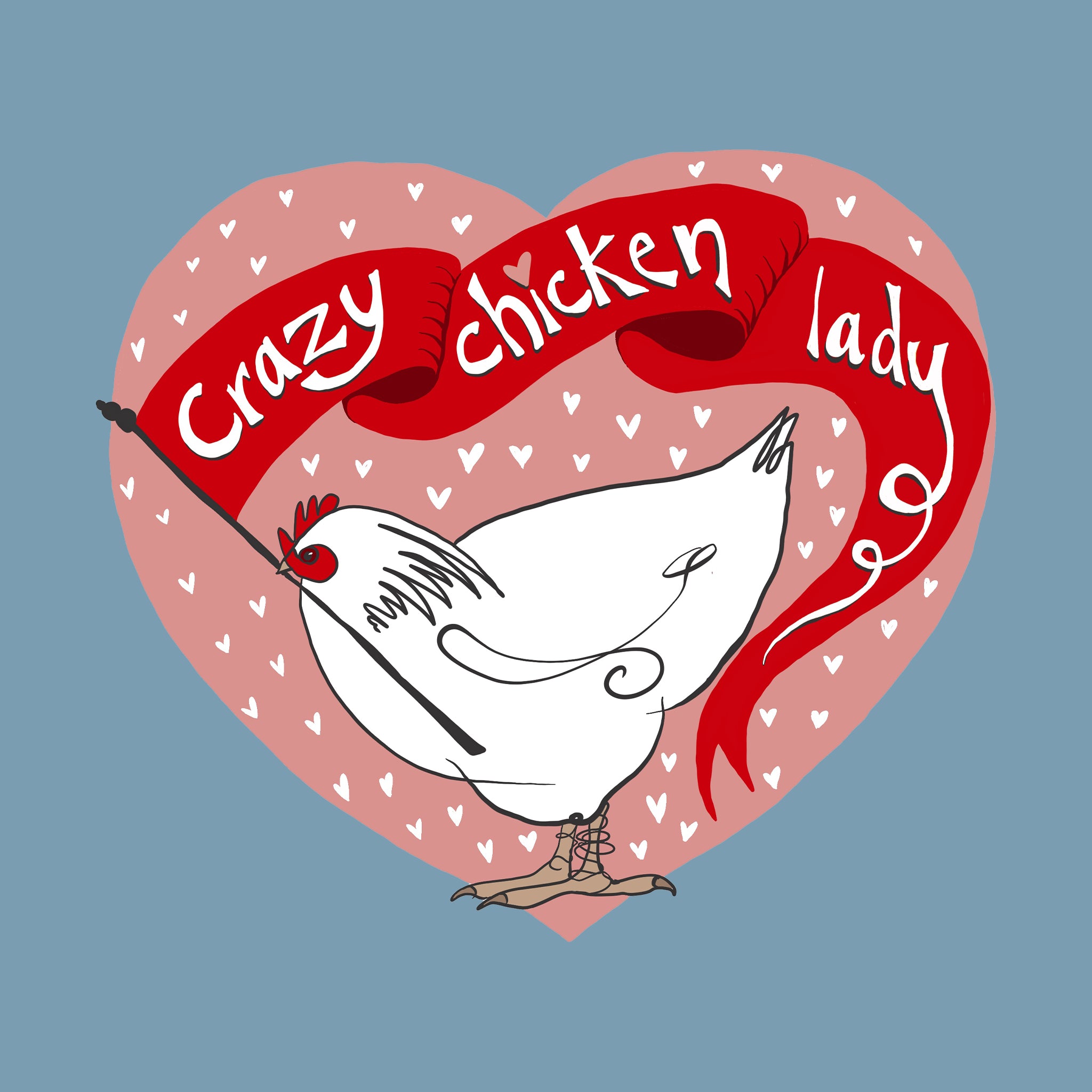 Crazy Chicken Lady Tote