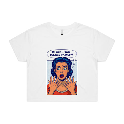 Created By An A.I. Tee by Lonely Kids Club. All clothing from our T-shirts to our shorts and hoodies are ethically made, and printed packed and shipped from Sydney.