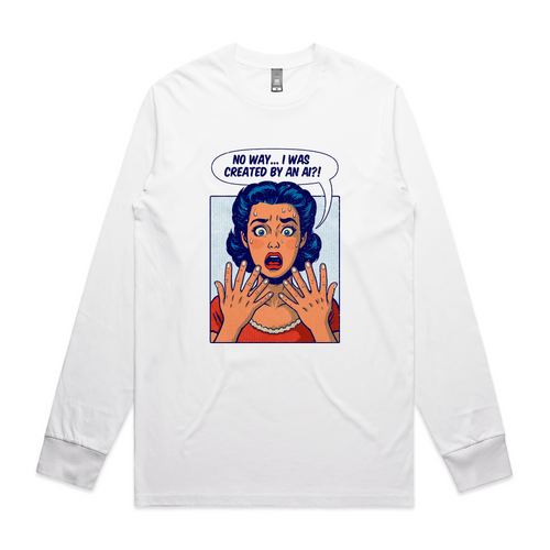 Created By An A.I. Tee by Lonely Kids Club. All clothing from our T-shirts to our shorts and hoodies are ethically made, and printed packed and shipped from Sydney.