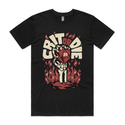 Crit Or Die Tee by Lonely Kids Club. All clothing from our T-shirts to our shorts and hoodies are ethically made, and printed packed and shipped from Sydney.