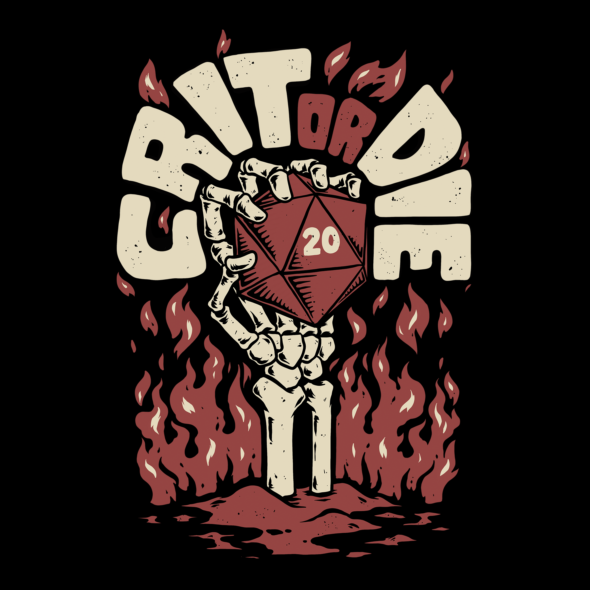 Crit Or Die Tee