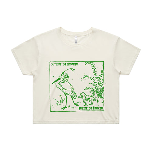 Croakin' Tee by Lonely Kids Club. All clothing from our T-shirts to our shorts and hoodies are ethically made, and printed packed and shipped from Sydney.