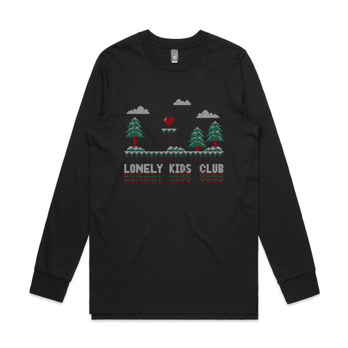 Cross Stitch Tee by Lonely Kids Club. All clothing from our T-shirts to our shorts and hoodies are ethically made, and printed packed and shipped from Sydney.