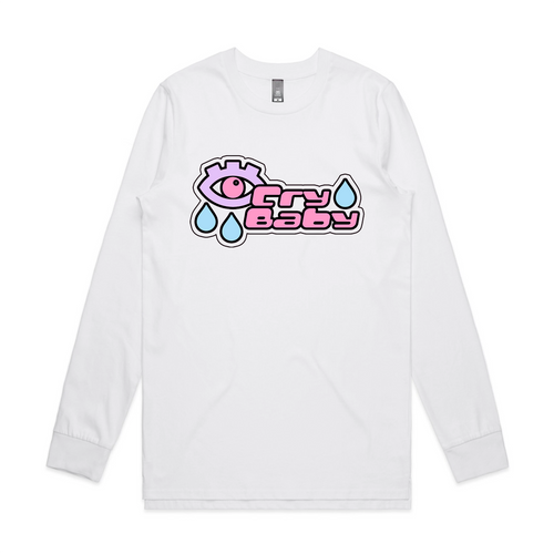 Cry Baby Tee by Lonely Kids Club. All clothing from our T-shirts to our shorts and hoodies are ethically made, and printed packed and shipped from Sydney.
