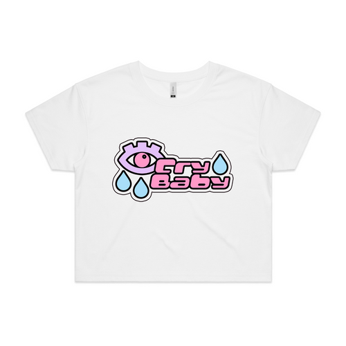 Cry Baby Tee by Lonely Kids Club. All clothing from our T-shirts to our shorts and hoodies are ethically made, and printed packed and shipped from Sydney.
