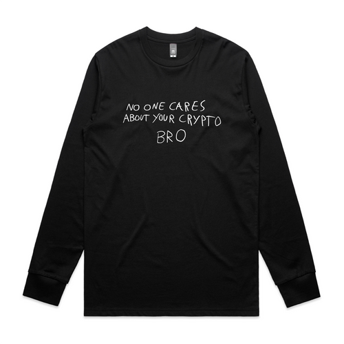 Crypto Tee by Lonely Kids Club. All clothing from our T-shirts to our shorts and hoodies are ethically made, and printed packed and shipped from Sydney.