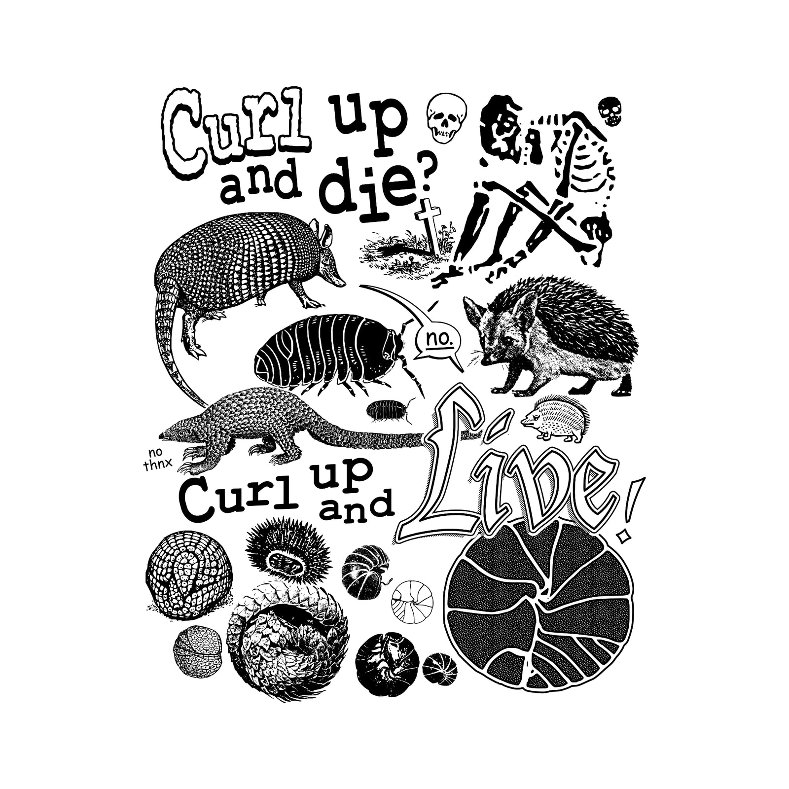 Curl Up Tee