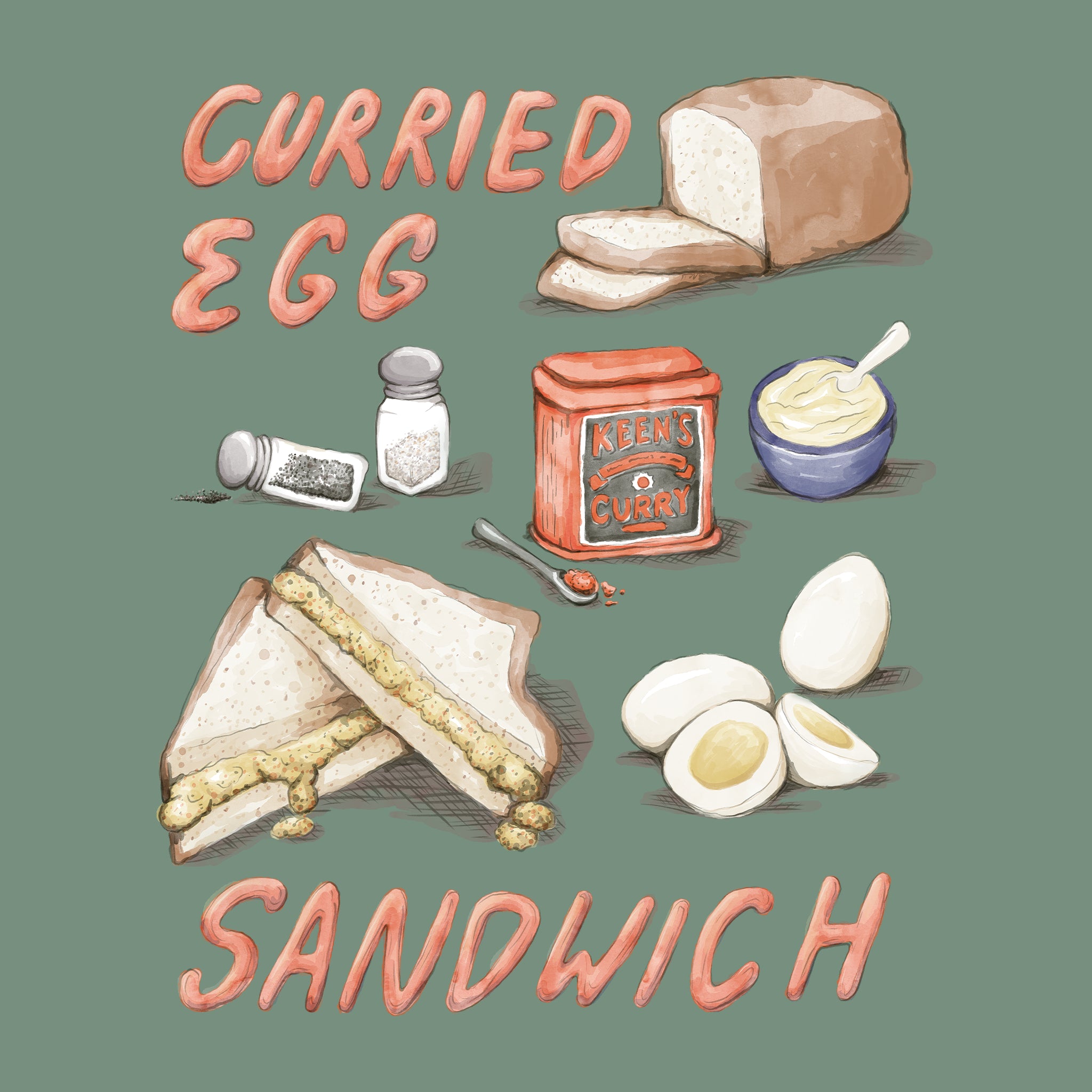 Curried Egg Sandwich Tee