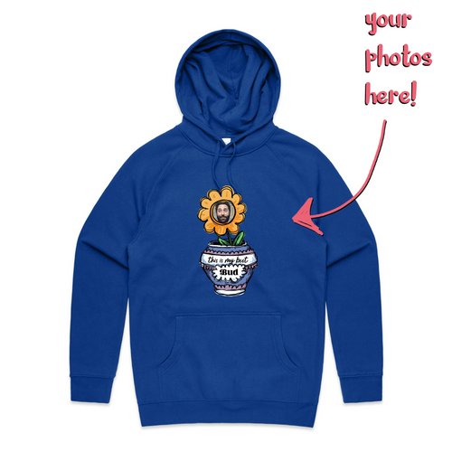 Custom Bouquet Hoodie by Lonely Kids Club. All clothing from our T-shirts to our shorts and hoodies are ethically made, and printed packed and shipped from Sydney.