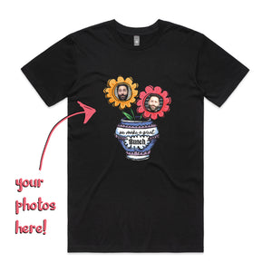 Custom Bouquet Tee by Lonely Kids Club. All clothing from our T-shirts to our shorts and hoodies are ethically made, and printed packed and shipped from Sydney.
