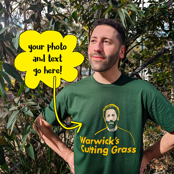 Custom Cutting Grass Tee