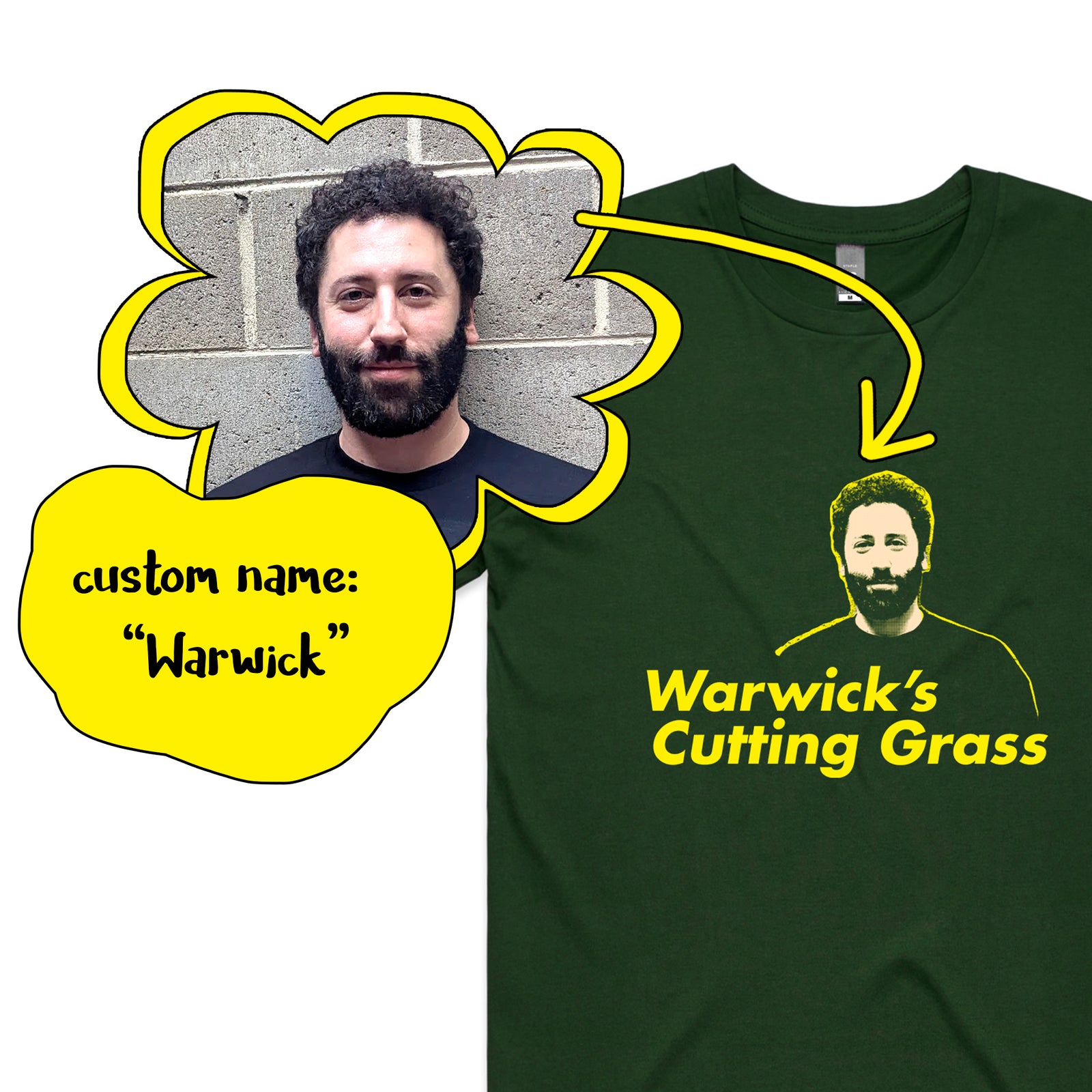 Custom Cutting Grass Tee