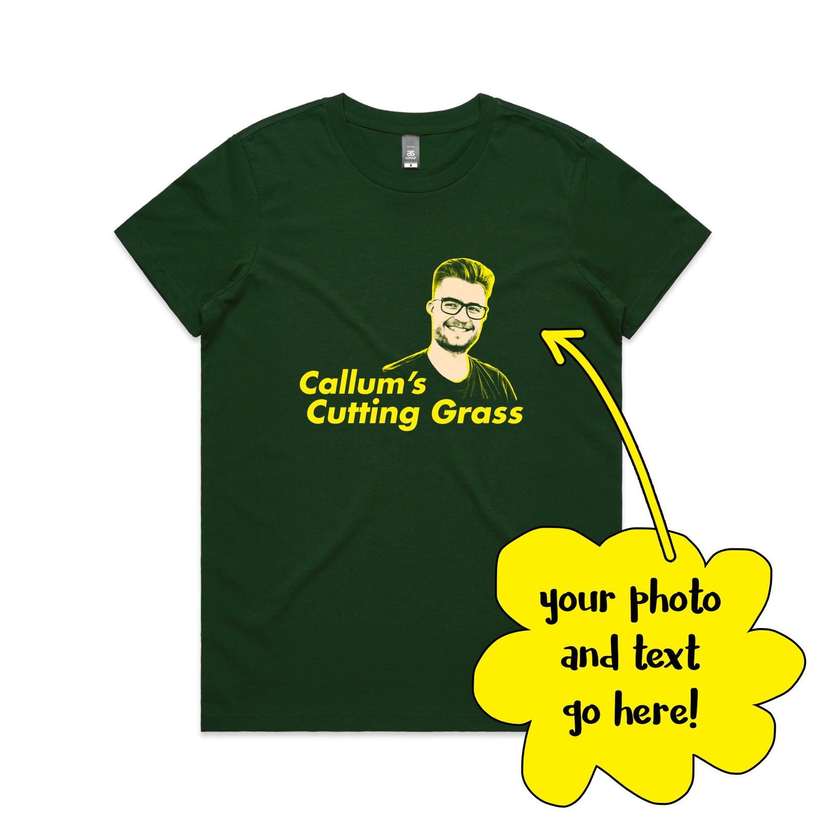 Custom Cutting Grass Tee
