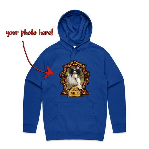 Custom Favourite Child Hoodie by Lonely Kids Club. All clothing from our T-shirts to our shorts and hoodies are ethically made, and printed packed and shipped from Sydney.