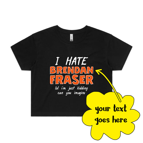 Custom Hate Tee by Lonely Kids Club. All clothing from our T-shirts to our shorts and hoodies are ethically made, and printed packed and shipped from Sydney.